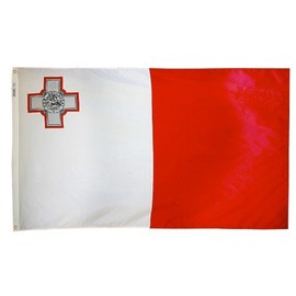 Malta Dyed Indoor Outdoor International Nylon Flag Grommets 3' X 5'