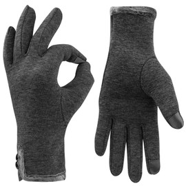 Alikiai Women Winter Gloves Warm Touchscreen Gloves Windproof Gloves for Women Girls Ladies Winter Using Gifts