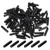 PATIKIL 150pcs 1.5mm Vinyl Rubber End Caps for Metal Tube
