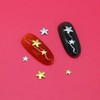 (Coco Nail) 4 Types of Metal Star Stud Nail Parts Ship Today / (코코네일) 메탈 찡 별 스터드 네일파츠 4종 오늘출발