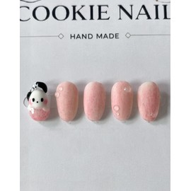 ⭐️ [Dog’s Peach Garden] Peach Nail Tips ⭐️ - Square / ⭐️ [멍멍이의 복숭아 정원] 복숭아 네일팁 ⭐️ - 스퀘어