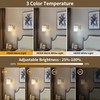 Gold Rechargeable Battery Operated Wall Sconces Set of 2 with