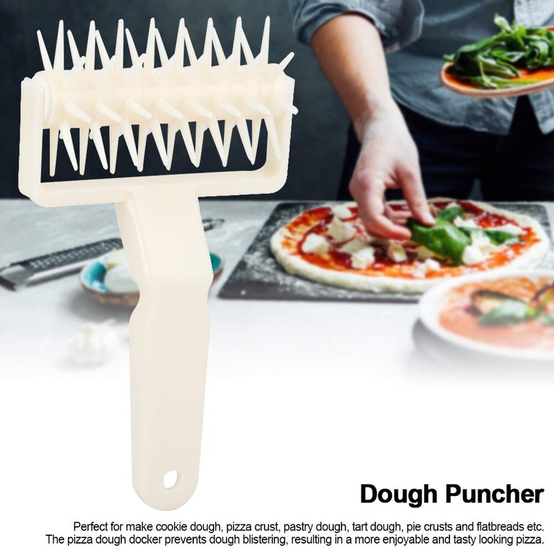 MOUMOUTEN Rolling Pin, Plastic Rolling Pin with Spikes, DIY Time-Saving