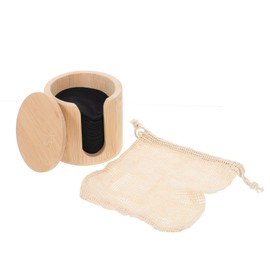 WOONEKY 16pcs Reusable Makeup Remover Pads Gentle Facial Cleansing Portable Washing Pads for Makeup Removal Skin Care