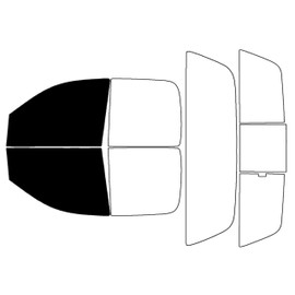 AUTOTEK Precut Window tint film Front Two Door Windows tint film cars sun blocking protection privacy anti shatter glass 2 Ply Computer Cut Any Tint Shade for Ram 1500 Quad Crew 2002-2008