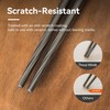 Thous Winds Titanium Chopsticks with Storage Bag, Lightweight Reusable Camping