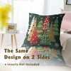 Christmas Trees Throw Pillow Covers 18x18 Inch Set of 2,