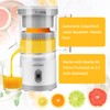 Electric Citrus Juicer, Rechargeable Juicer Machine with USB Cable and