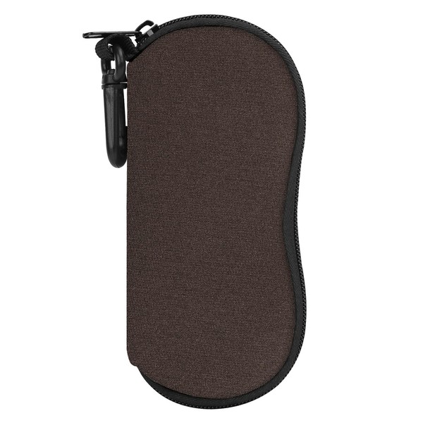 MoKo Sunglasses Soft Case, [Ultra Lightweight] Neoprene Zippered Eyeglass Storage