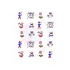 Uncle Sam (4th of July) Waterslide/Water Transfer Nail Decals/Nail Art