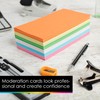 OfficeTree Moderation Cards Rectangular 20x10 cm - 150 g/sqm -