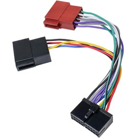 Zenoruslky 16PIN 20PIN Stereo Wiring Harness Adapter Kit Compatible with Boss AV DV XDVD Car Radio Wire Harness Connector