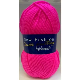 Woolcraft New Fashion Double Knitting Acrylic Yarn Wool 100g - 733 Fiesta