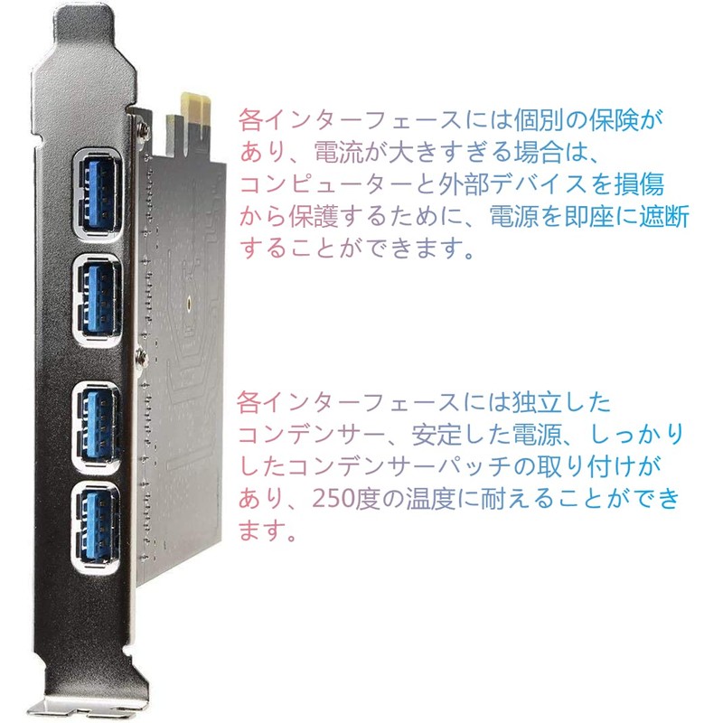 IDEAPRO USB 3.0 Expansion Board, Interface Board, 4 Ports, No