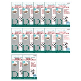 DONNA Deluxe Weaving Net 11.5" x 16.5" | Small Mesh Hole Wig Cap for Women | Black Weaving Cap for Secure and Comfortable Wig Installation (DZ)