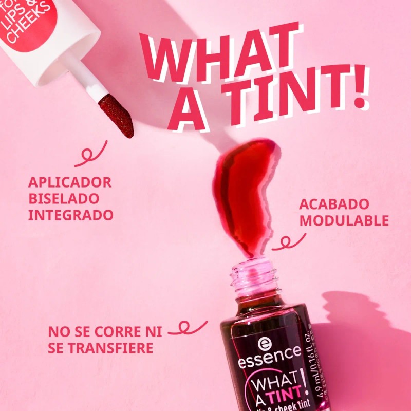 Essence What A Tint Labios Y Mejillas Color Rosa