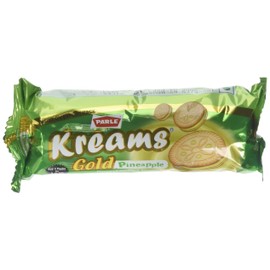 Parle Gold Pineappple Flavored Sandwich Biscuits - 66.72 Grams