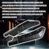 CCOQ 2PCS Car Rear Bumper Diffuser Kit, Anti-Collision Shark Fin