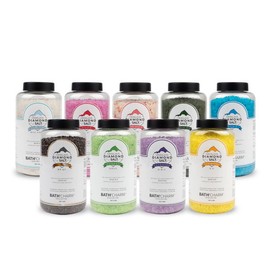 Bath Charm Himalayan Diamond Salt 1.2KG Bath Salt, Mint / 바스참  히말라야 다이아몬드 솔트 1.2KG 입욕제 바스솔트, 민트