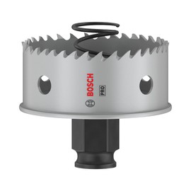 Bosch 1 x Pro Sheet Metal Power Change Plus Hole Saw (for Stainless Steel Sheets, Steel Sheets, Diameter 60 mm, Professional Accessories Drill/Screwdriver)