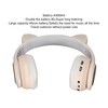 Glowing Cat Ears Bluetooth Headphone Bass Foldable Wireless Headwear Breathing