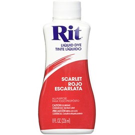 Rit Dye Liquid Dye, 8 fl oz, Scarlet Red, 3-Pack