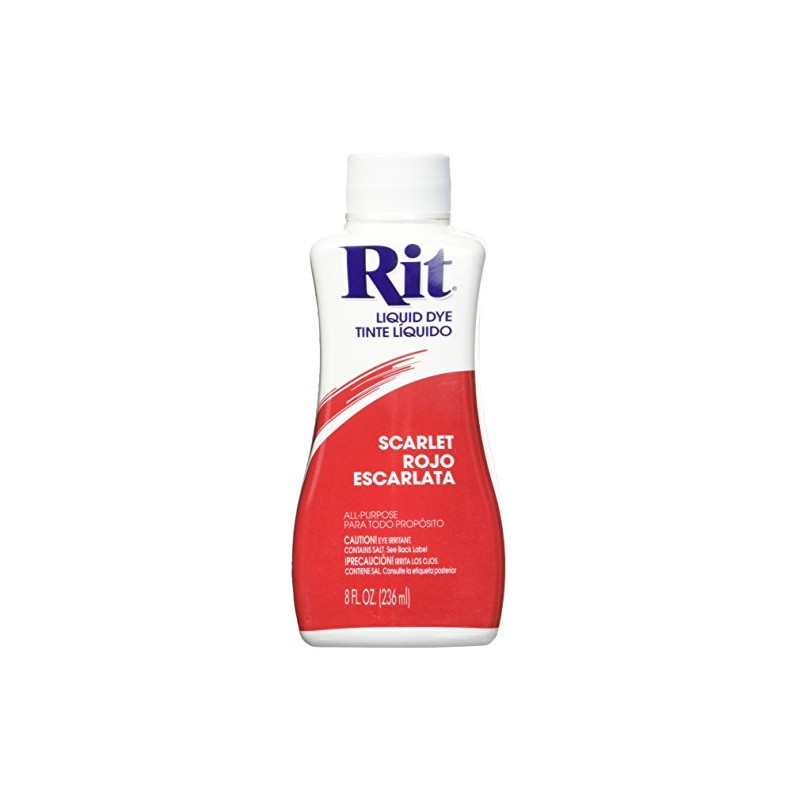 Rit Dye Liquid Dye, 8 fl oz, Scarlet Red, 3-Pack