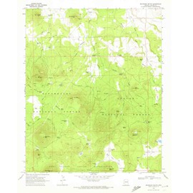 YellowMaps Boundary Butte AZ topo map, 1:24000 Scale, 7.5 X 7.5 Minute, Historical, 1968, Updated 1973, 26.9 x 22 in - Tyvek
