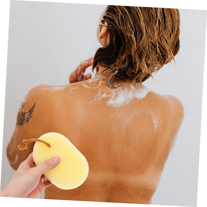 Ipetboom 2Pcs Exfoliating Bath Shower Sponge Scrubber Soft Mesh Body