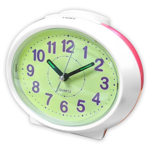 Analogue Talking Alarm Clock,Silent Alarm Clocks-Tells Clearly The Time and