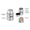 Thermos Stainless King Vacuum Insulated Food Jar, 470ml, Stainless Steel,