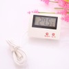 Aquarium Thermometer with Probe, Digital Thermometer with LCD Display, Water