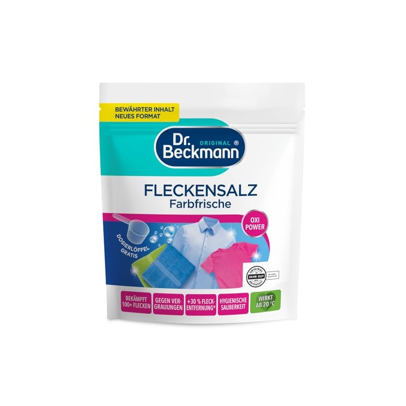 Dr. Beckmann Fleckensalz Farbfrische | gegen mehr als 100 Flecken