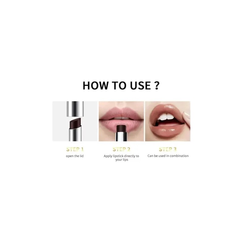 Pmiel, Lápiz Labial De Miel Negra, Hidratante Y Humectante