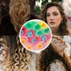 Bojueshaw 30pcs Self Grip Hair Rollers,5 Sizes Plastic Hair Rollers,No