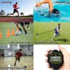 FCXJTU Digital Waterproof Stopwatch, No Bells, No Whistles, Easy Basic