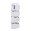 Relaxdays Hanging Organiser, 4 Compartments, Door Organiser with Hooks for