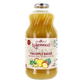 Lakewood, Juice Pineapple Ginger Organic, 32 Fl Oz