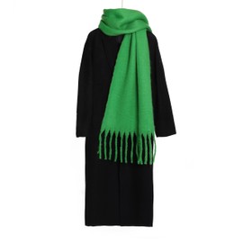 Chunky Scarf for Women, Oversized Winter Scarf, Thick Long Scarves for Cold Weather Fashion & Everyday Wear CE05-Green