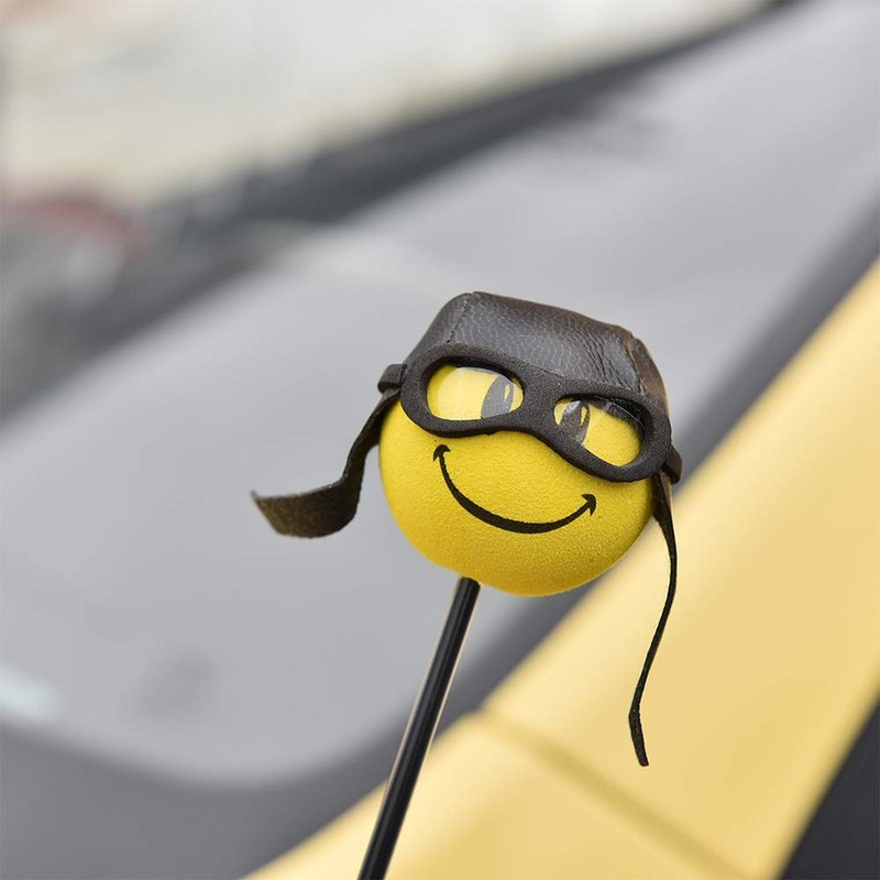 YGMONER Cute Pilot Foam Ball Car Antenna Toppers Exterior Decorations