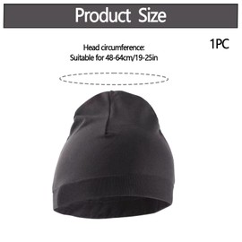 ZPLASK Skull Cap, Skull Caps for Men, Perfectly Fitted Black Skull Caps for Men Sport Running Cycling, Stylish and Comfortable Skull Cap Winter Warm for Men Women