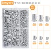 235pcs Aluminum Rivet Nuts Set M10 M8 M6 M5 M4