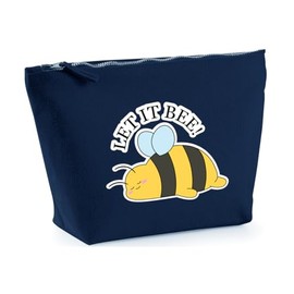 Hippowarehouse Let it bee Sleep Printed Make up Cosmetic wash Bag 18x19x9cm