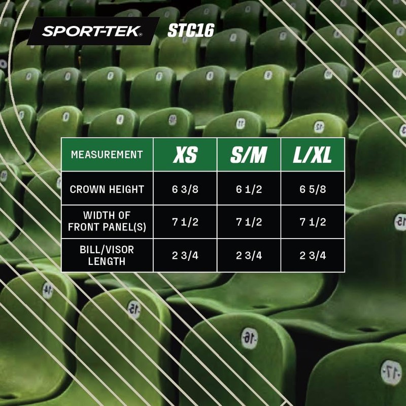 Sport-TEK Unisex Flexfit Performance Colorblock Cap, Black/White, Large-X-Large