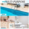 Newtay 6 Pcs Small Pool Scrub Hand Held Brush 5.5