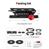 ZIDIYORUO MOLLE Panel Fire Extinguisher Mount Kit Fits 1"-2" Rigid