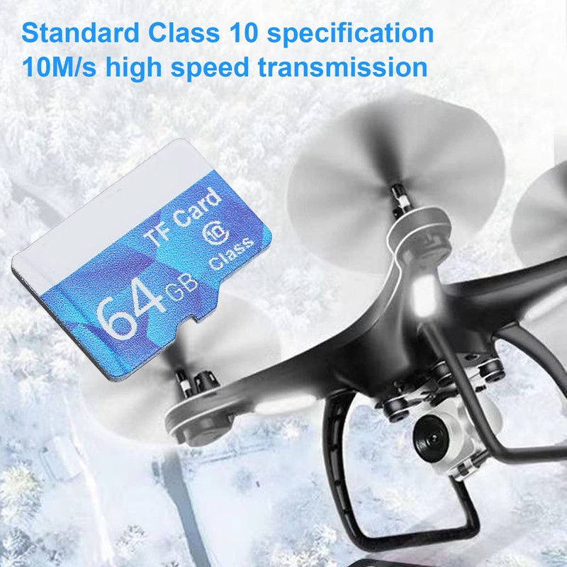 TF Card, High Speed Micro Memory Card, Class 10, Waterproof,