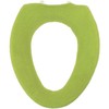Yokozuna Creation COLOR SHOP Toilet Seat Cover, O Shape, Green