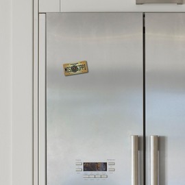 Mini Mississippi License Plate Magnet for Fridge, Collectible State Souvenir Accessory, 3.5 x 1.75 Inches