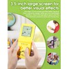 HLF 3.5-inch Large Screen Retro Brick Game Console - Built-in